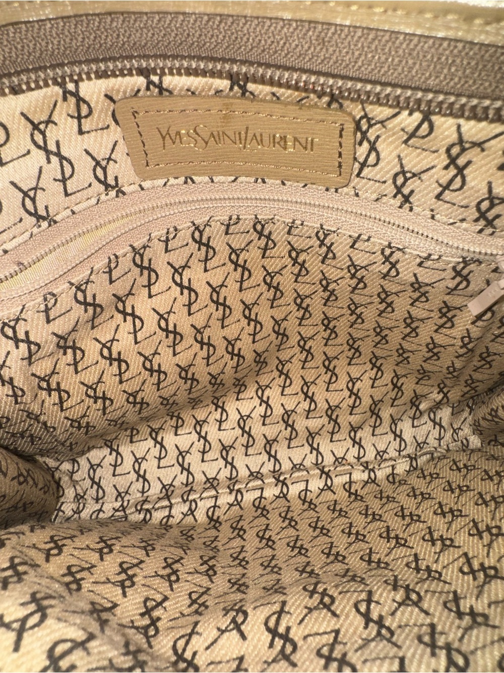 Vintage Yves Saint Laurent YSL Giraffe Print Clutch Pouch - Picture 4 of 5